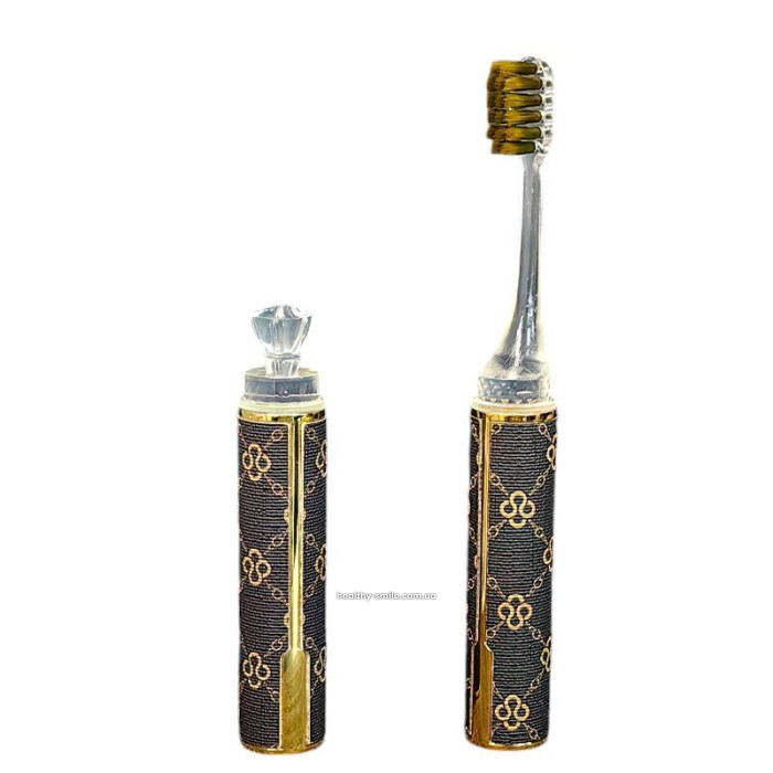 Luxury portable toothbrush soft, Black
